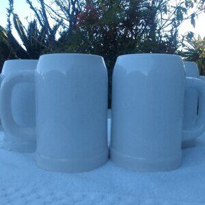 4pcs-set luxury vintage ceramic-art collectible super-size-thick mug brand new